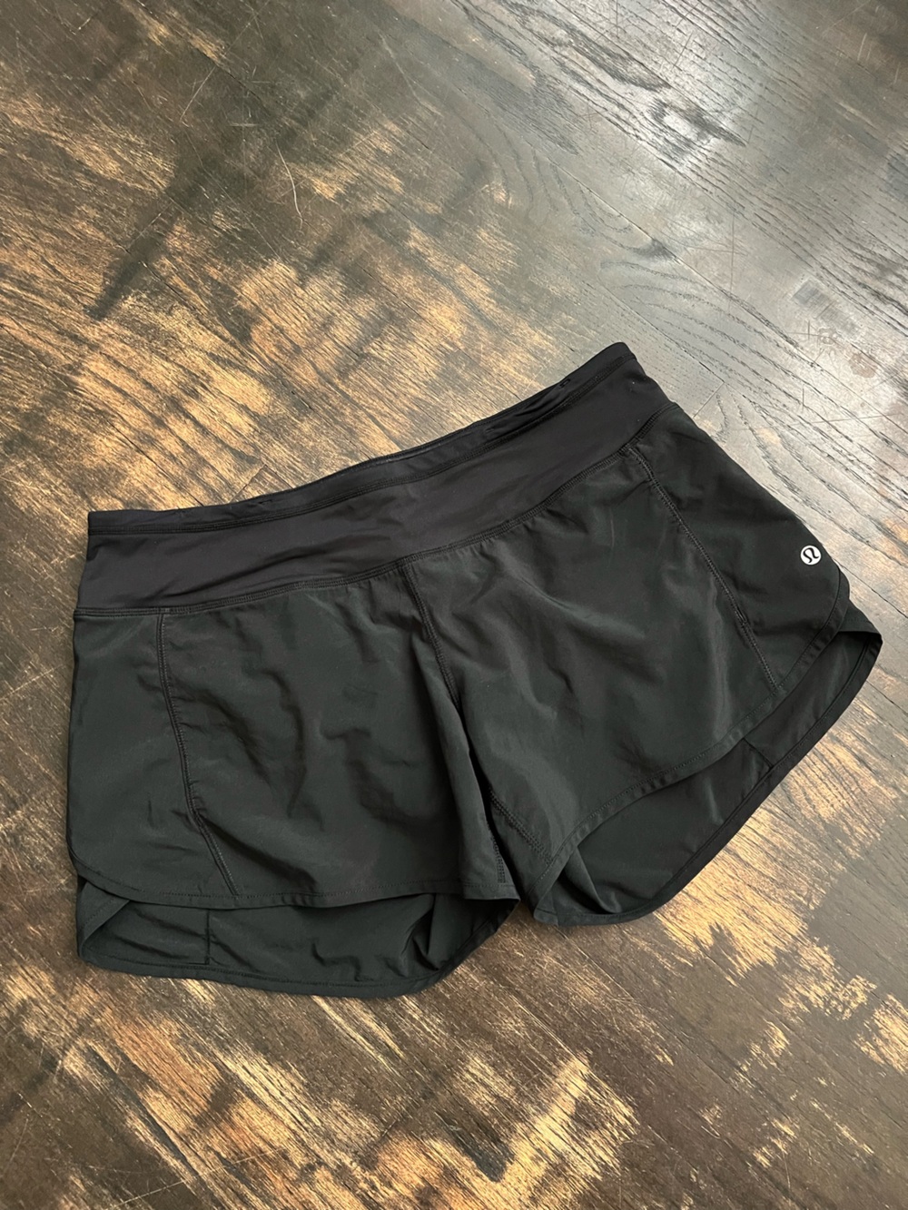 Women's Lululemon Athletica Black Performance Training Shorts 8